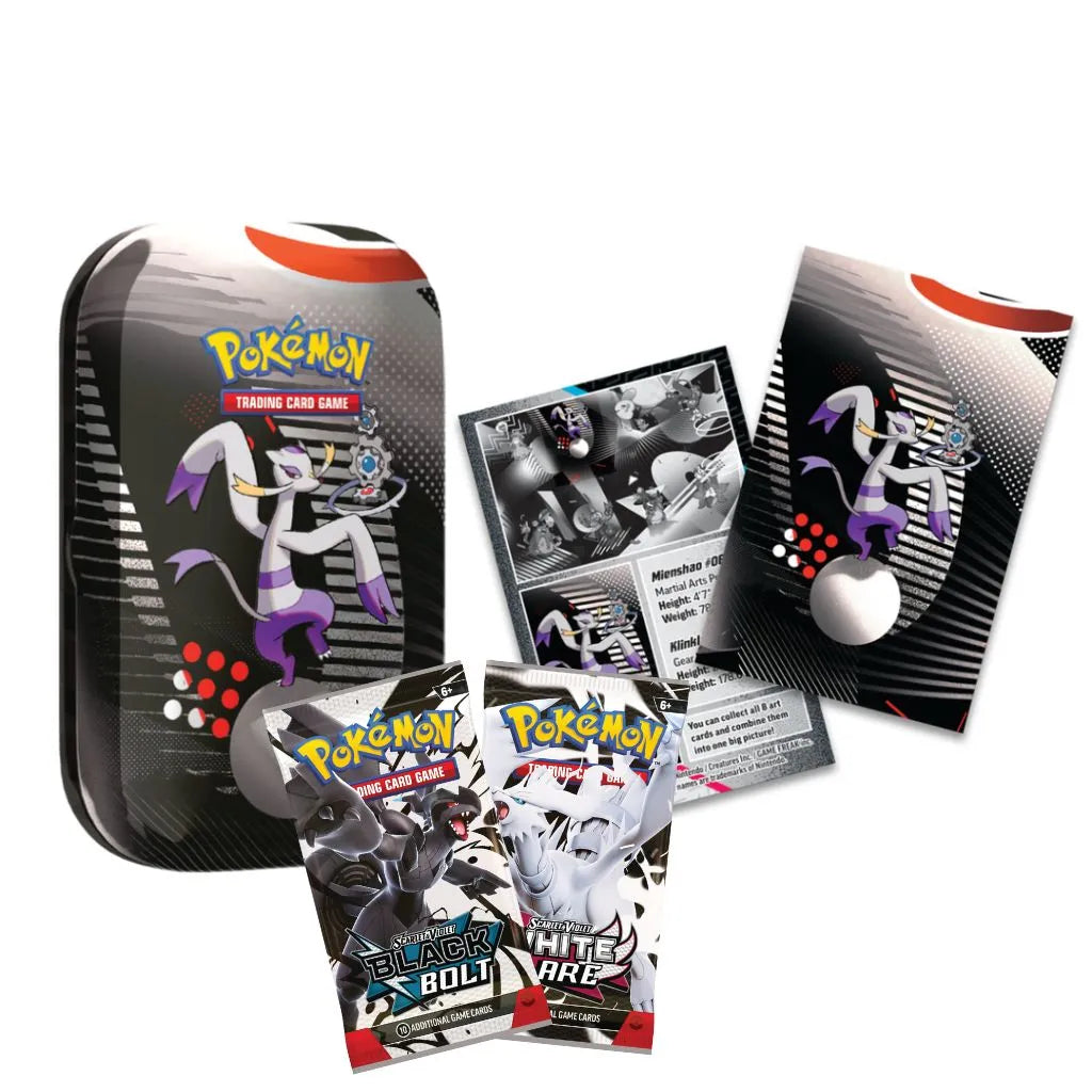Pokemon Black Bolt/White Flare Mini tin