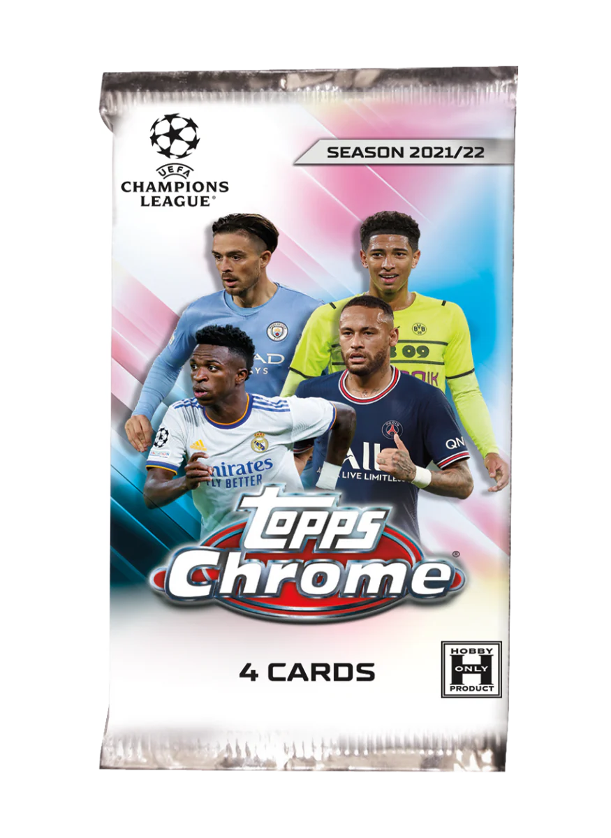 21/22 Topps Chrome Champions League Hobby Pakke