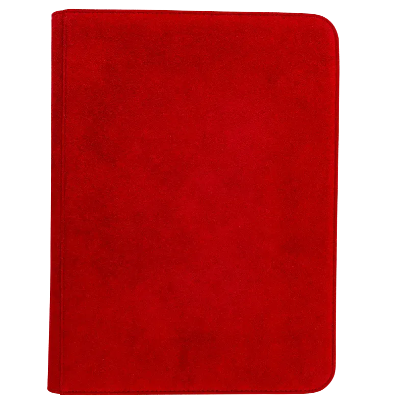 Ultra Pro: Vivid Deluxe 9-Pocket Zippered PRO-Binder - Rød