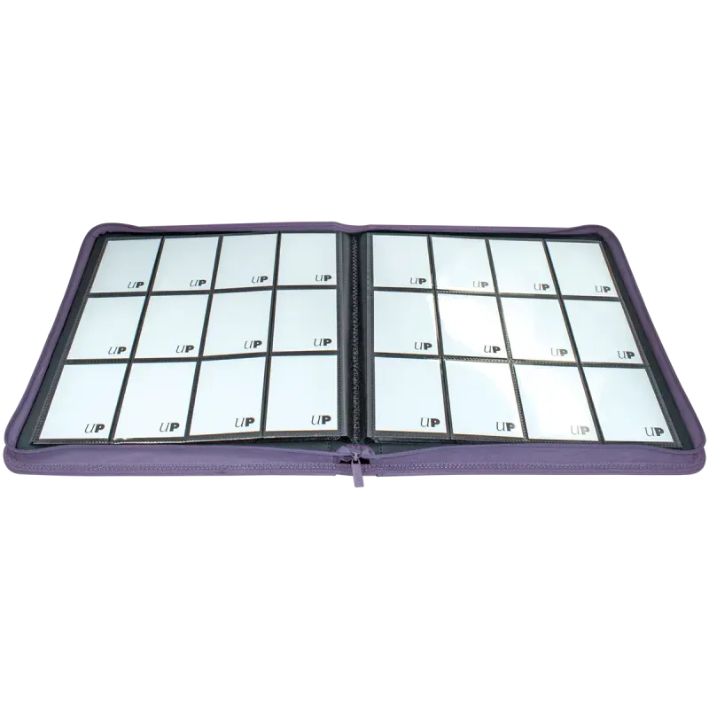 Ultra Pro: Vivid 12-Pocket Zippered PRO-Binder: Lilla