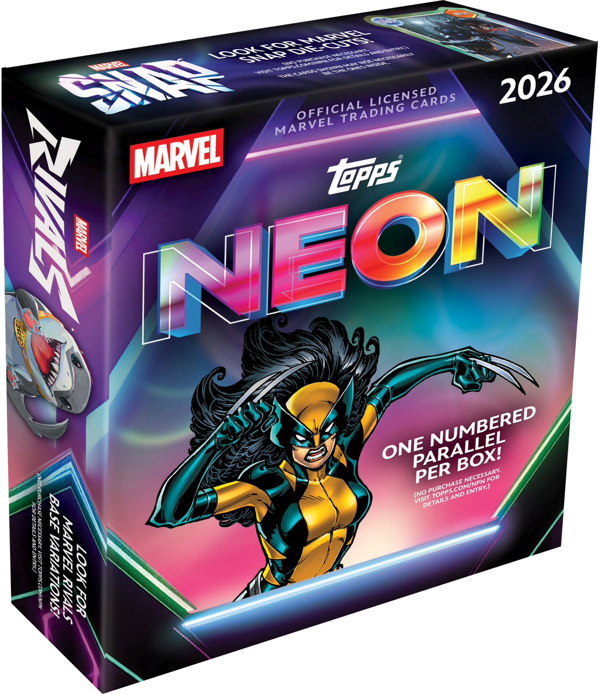 2026 Topps Neon Marvel - Mega Box (Forhåndsbestilling)