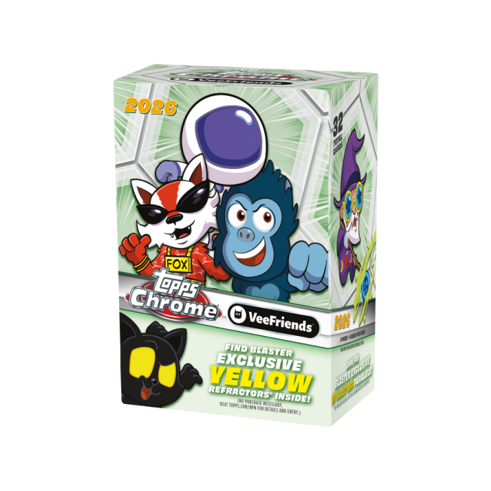 2026 Topps Chrome VeeFriends Blaster (forhåndsbestilling)