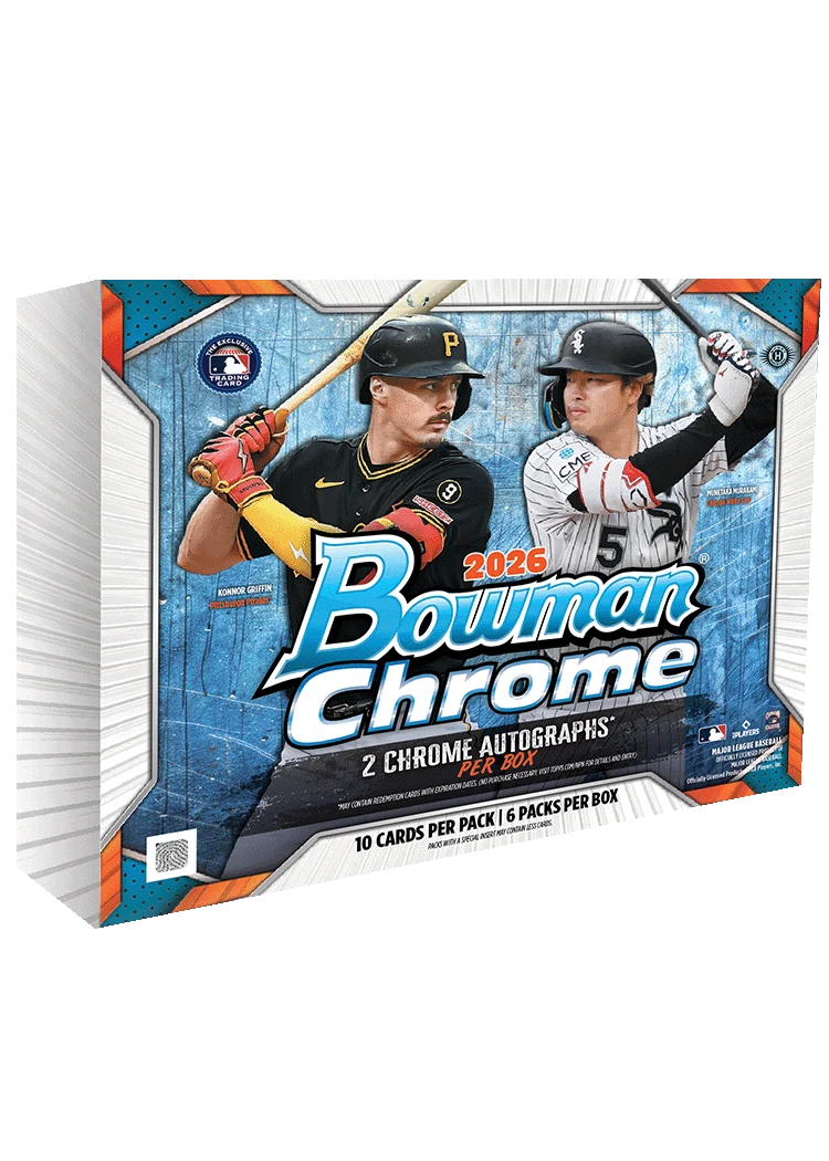 Topps Bowman Chrome Baseball 2026 - Hobby Box (Forhåndsbestilling)