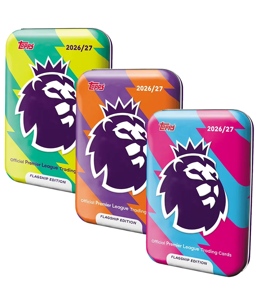 Topps Premier League Mega Tin Ass 2026/27 (Forhåndsbestilling)
