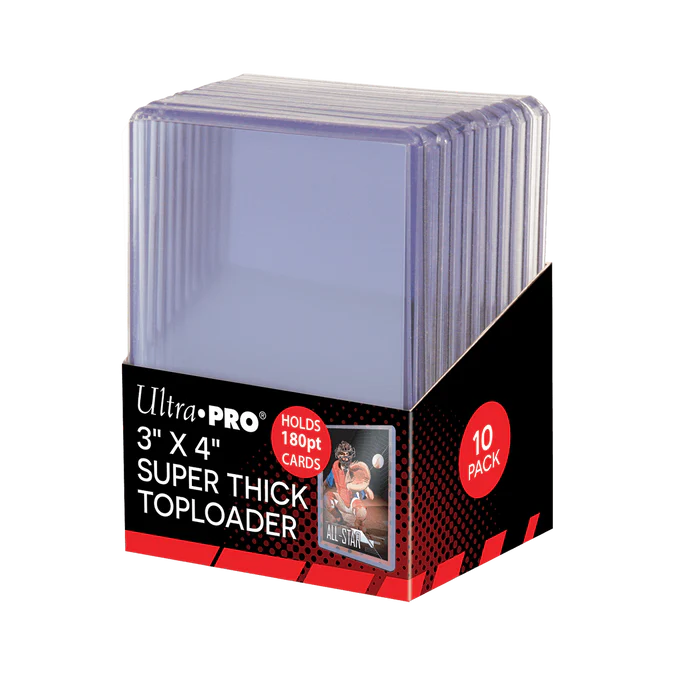 Ultra PRO Super Thick Toploader 180PT (10-Pack)