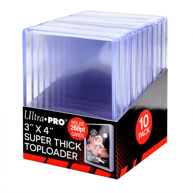 Ultra PRO Super Thick Toploader 260PT (10-Pack)