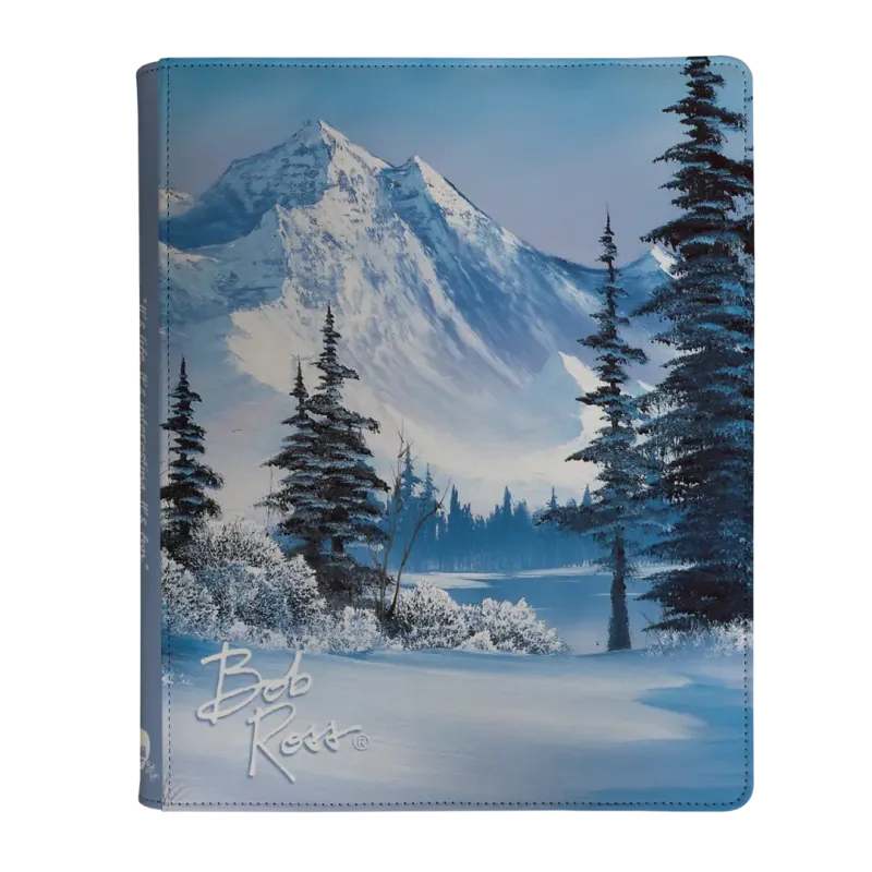 Ultra Pro - Bob Ross - Winter Paradise 9-Lommer Zippered Pro-Binder