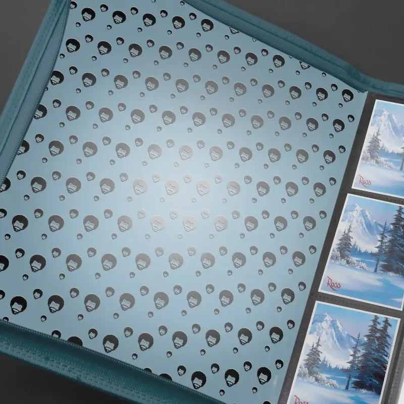 Ultra Pro - Bob Ross - Winter Paradise 9-Lommer Zippered Pro-Binder