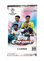 Topps Chrome UEFA Champions League 2021/22 Løs Pakke (Live)