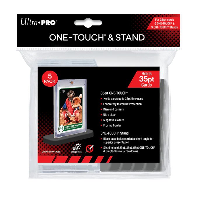 Ultra PRO One-Touch 35PT & Display Stand (5-Pack)