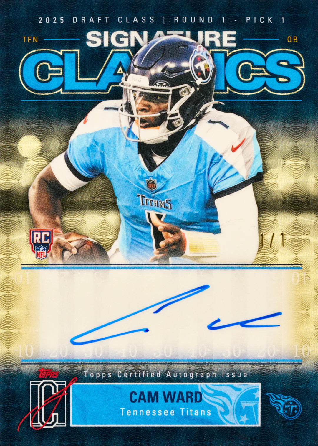 Topps NFL Signature Class 2025 – Blaster Boks