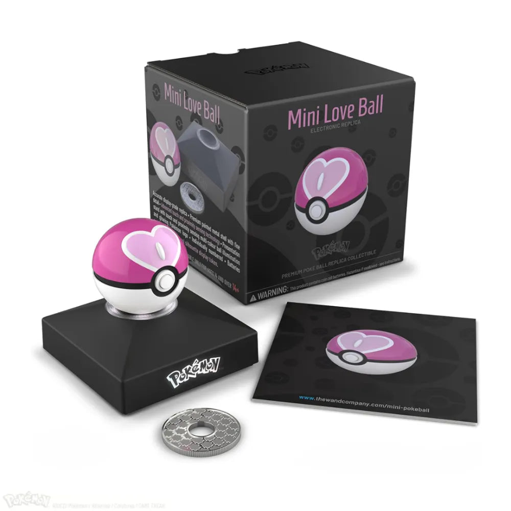 The Wand Company | Pokémon - Mini Love Ball | Replica