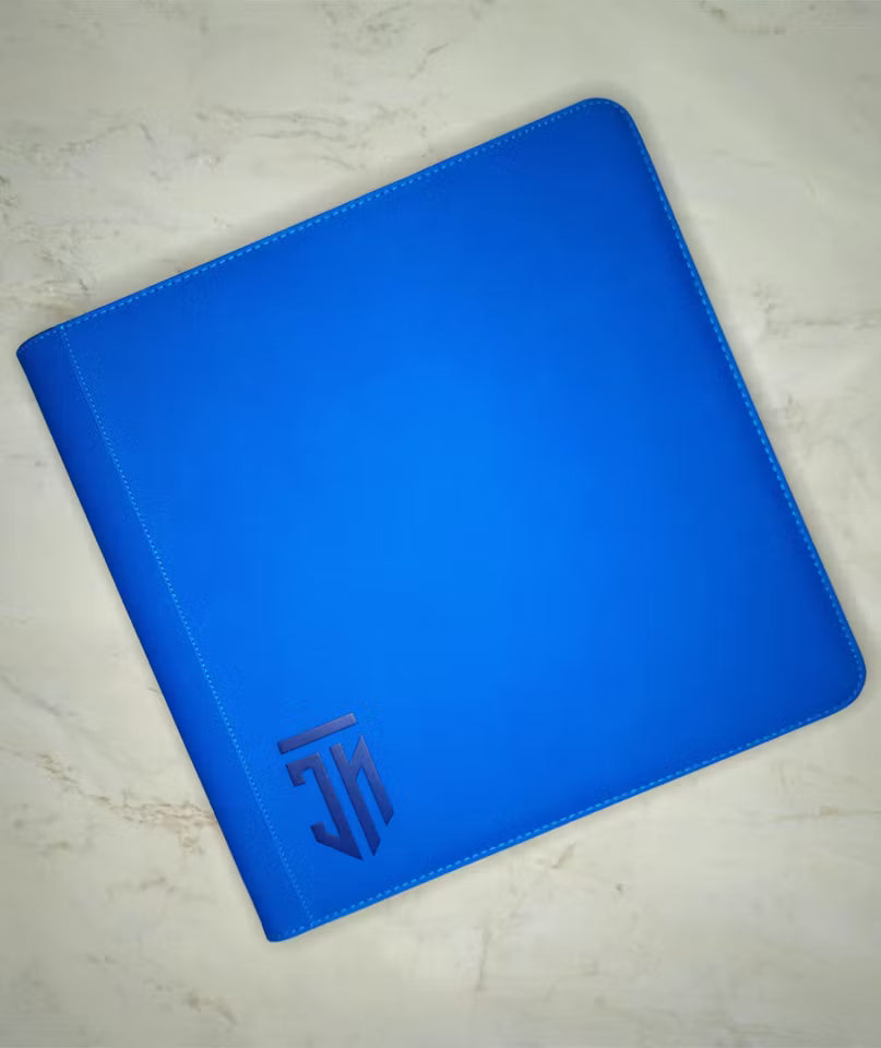 CustomNerds 12-Pocket Toploader Binder (Blå)