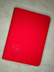 CustomNerds 9-Pocket Toploader Binder (Rød)