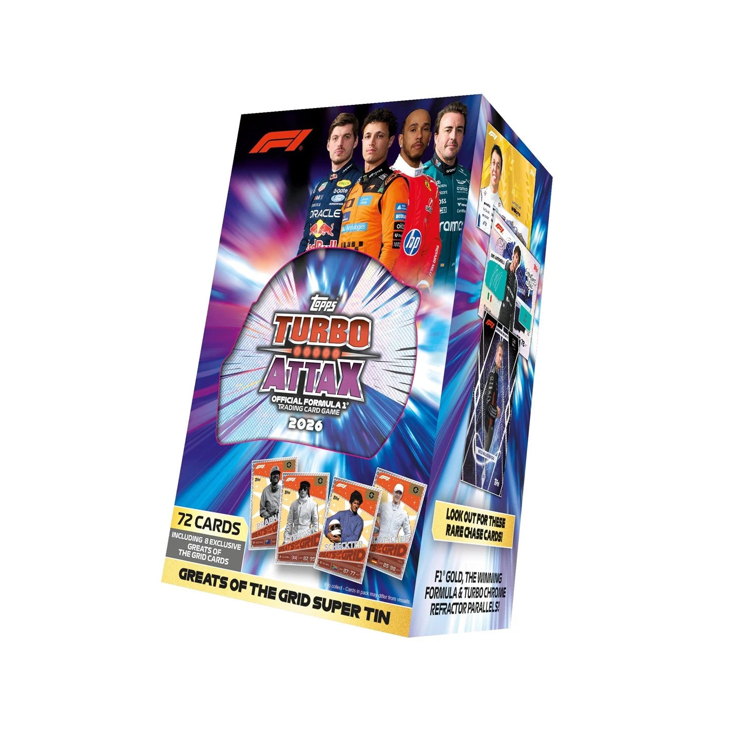 Topps Formula 1® 2026 Turbo Attax - Super Tin - Greats of the Grid