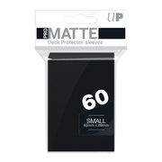 Ultra PRO PRO-Matte Small Sleeves Black (60 Sleeves) – 62 x 89 mm