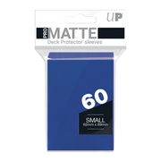 Ultra PRO PRO-Matte Small Sleeves Blue (60 Sleeves) – 62 x 89 mm