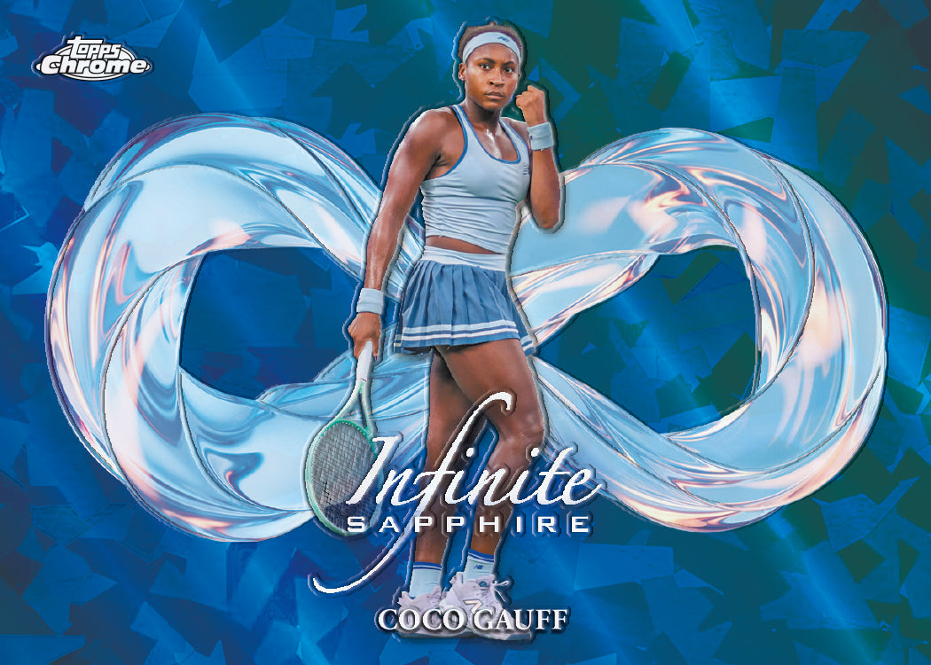 Topps Chrome Tennis 2026 - Sapphire Hobby Box (Forhåndsbestilling)