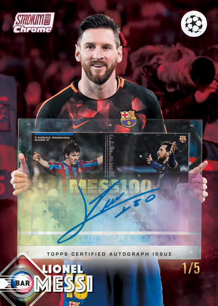 Topps Stadium Club Chrome UCL 25-26 - Value Box (Forhåndbestilling)