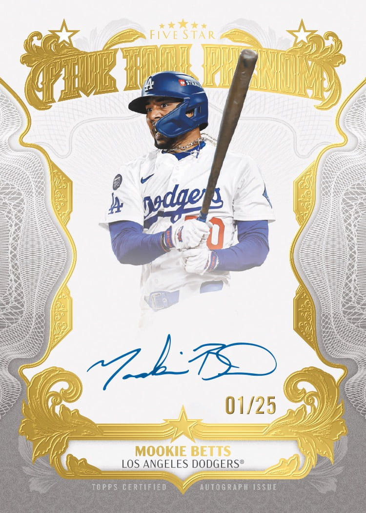 Topps Five Star Baseball 2026 - Hobby Box (Forhåndsbestilling)