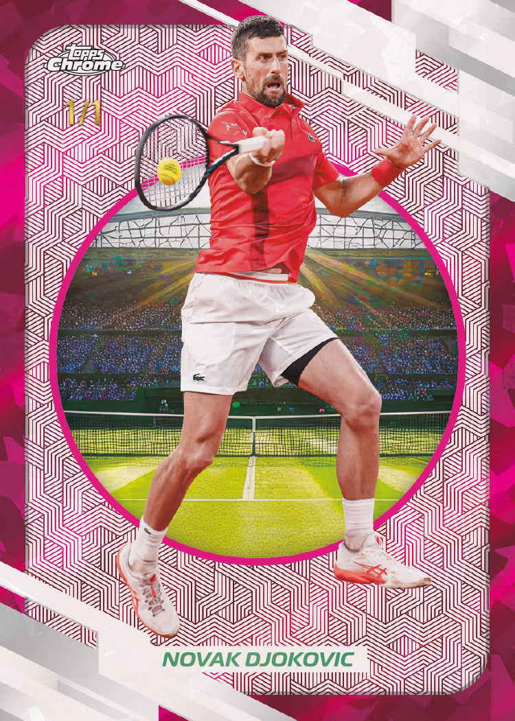 Topps Chrome Tennis 2026 - Sapphire Hobby Box (Forhåndsbestilling)