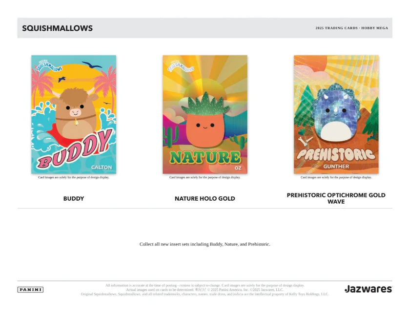 2025 Panini Squishmallow Hobby Mega Pakke