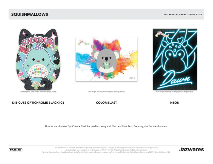 2025 Panini Squishmallow Hobby Mega Pakke