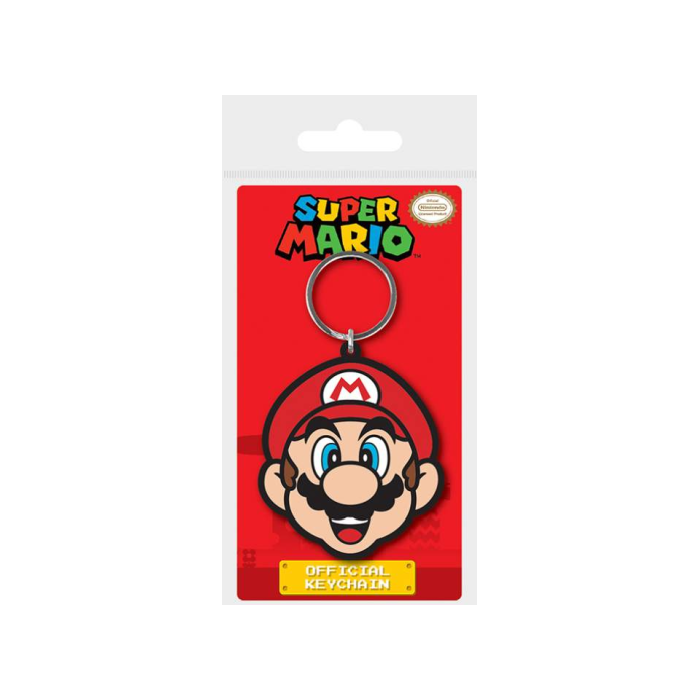 Super Mario Rubber Keychain