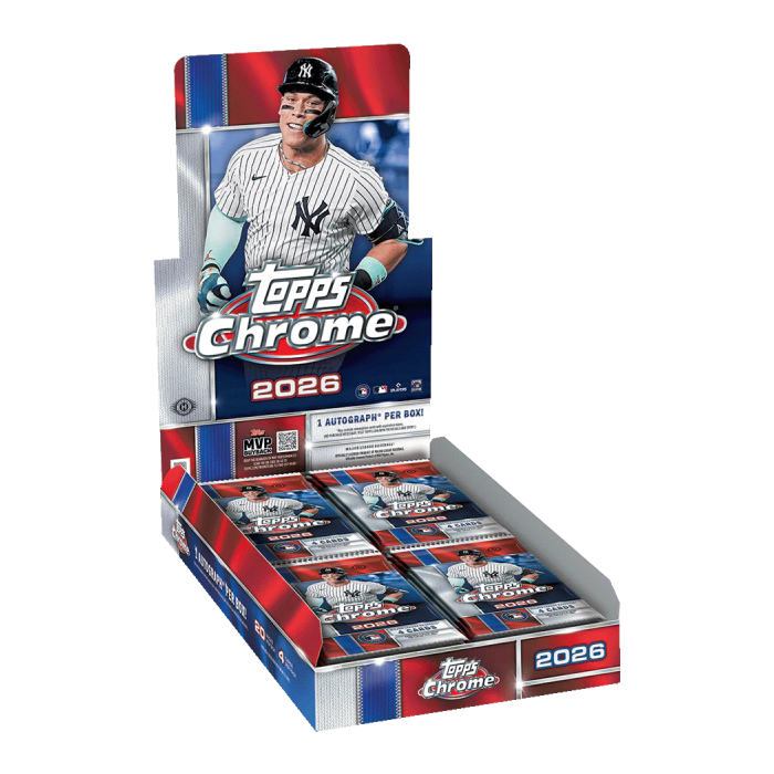 Topps Chrome Baseball 2026 - Hobby (Forhåndsbestilling)