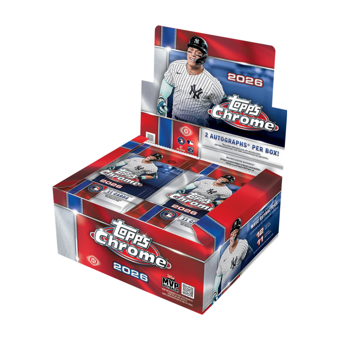 Topps Chrome Baseball 2026 - Jumbo (Forhåndsbestilling)