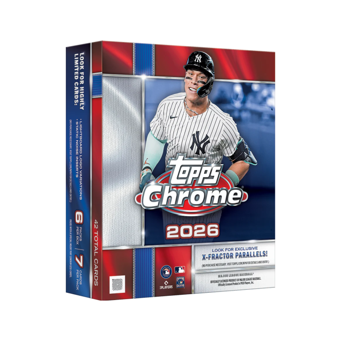 Topps Chrome Baseball 2026 - Mega (Forhåndsbestilling)