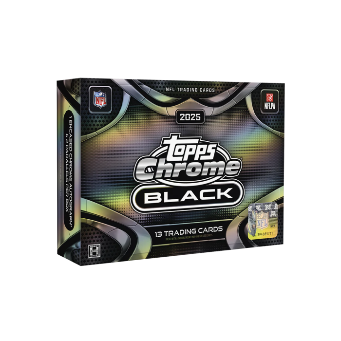 Topps Chrome Black Football 2025 (Forhåndsbestilling)