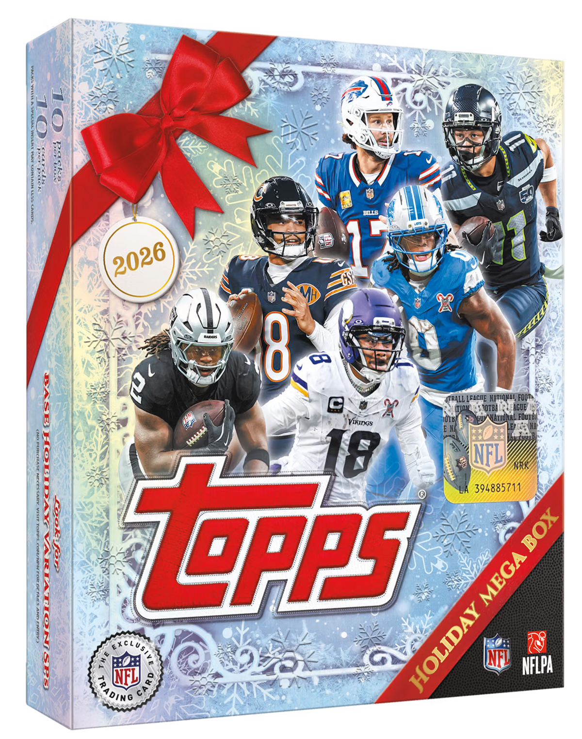 Topps Holiday Mega Football 2026- Mega Box (Forhåndsbestilling)