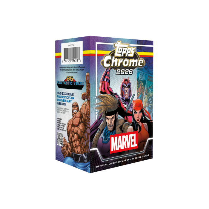 Topps Marvel Comics Chrome 2026 blaster (Forhåndsbestilling)