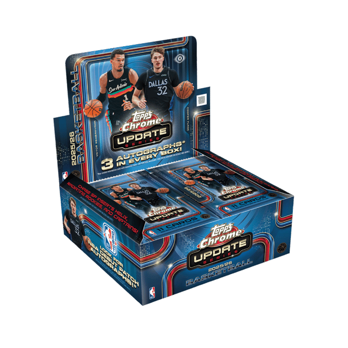Topps NBA Chrome Updates 25-26 JUMBO (Forhåndsbestilling)