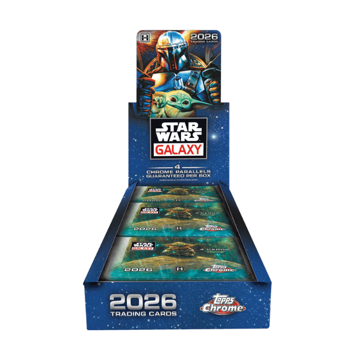 Topps Star Wars Chrome Galaxy 2026 - Hobby Box (Forhåndsbestilling)