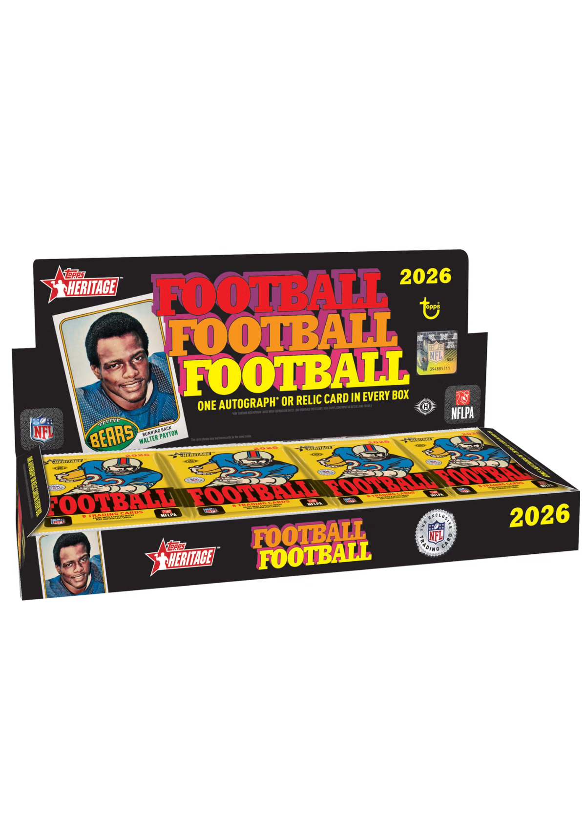Topps Heritage Football 2026  - Hobby Box (Forhåndsbestilling)