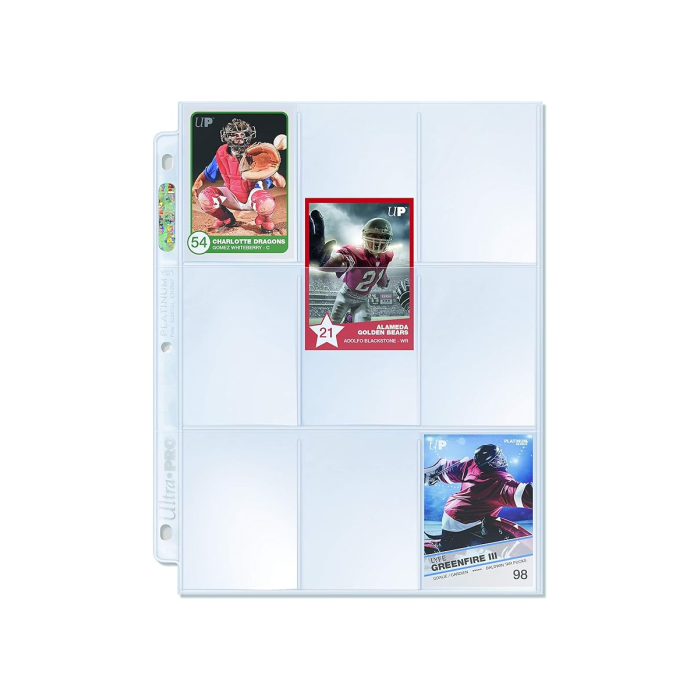 Ultra PRO Platinum 9-Pocket 3-Hole binders