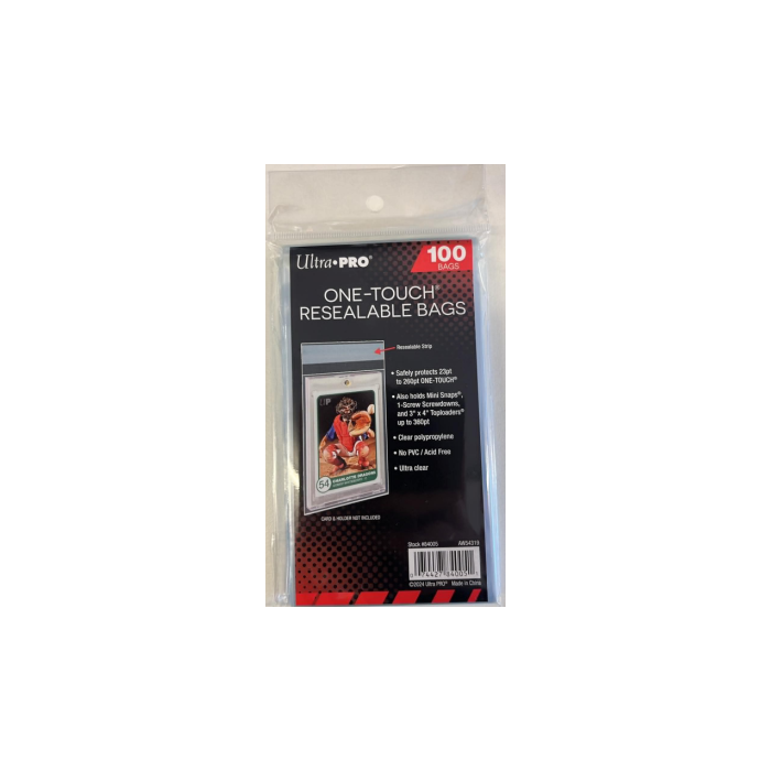 Ultra Pro ONE-TOUCH Resealable Bags (100 stk)