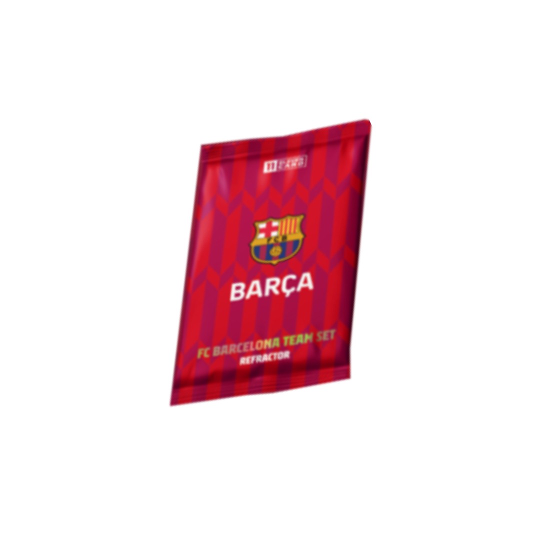 Eleven Card FC Barcelona Team Set 24/25 Hobby Boks Pakke