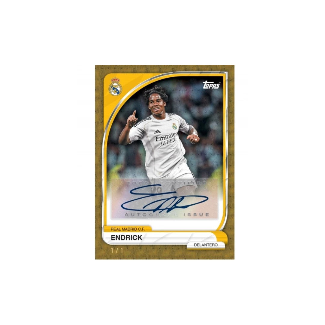 2025-26 Topps Real Madrid Collectors Tin (Live)