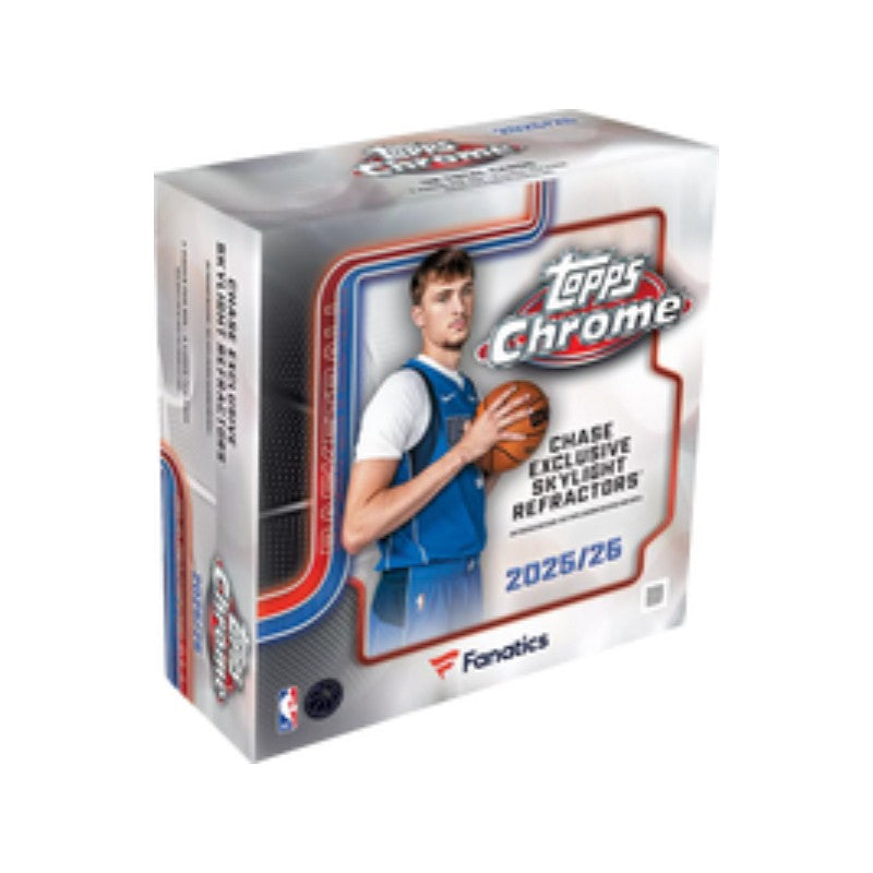 Forhåndssalg 18.12 - Topps Chrome NBA 25/26 Mega Boks