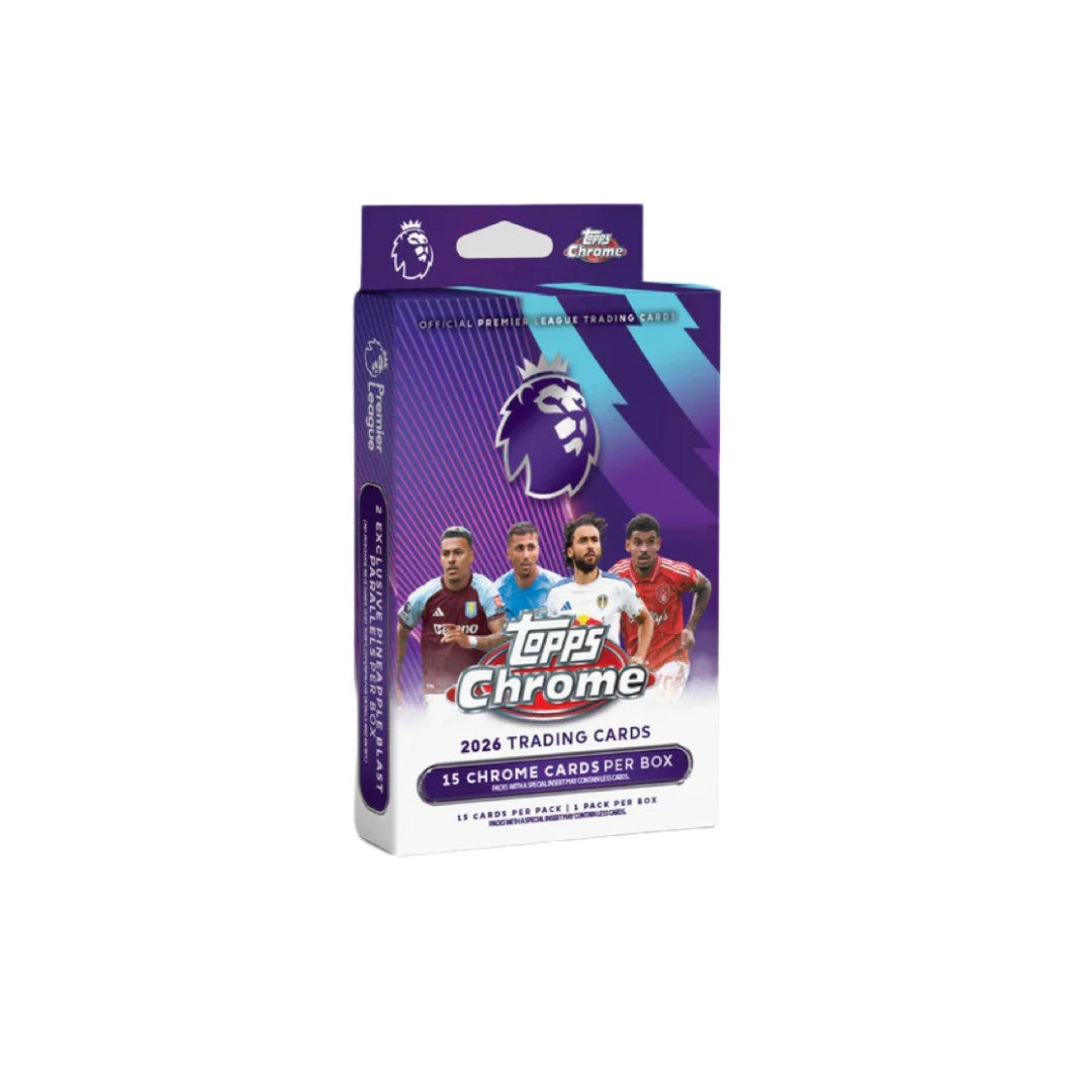 2026 Topps Chrome® Premier League Hanger Boks (LIVE)