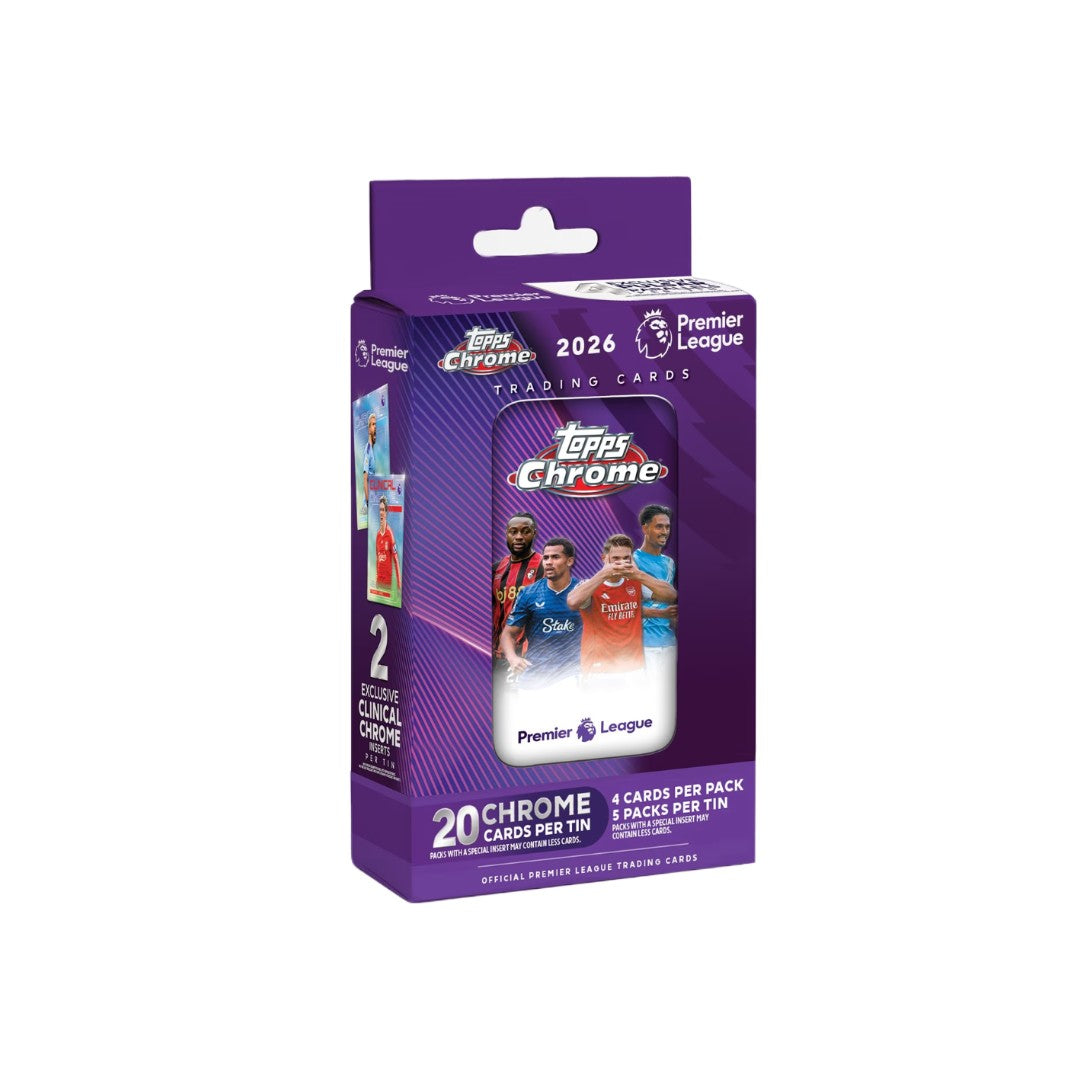 2026 Topps Chrome® Premier League Tinn Boks (LIVE)