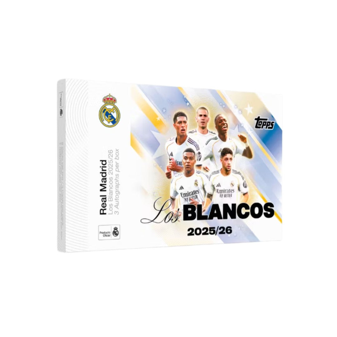 2025-26 Topps Real Madrid Los Blancos Hobby Boks (LIVE)