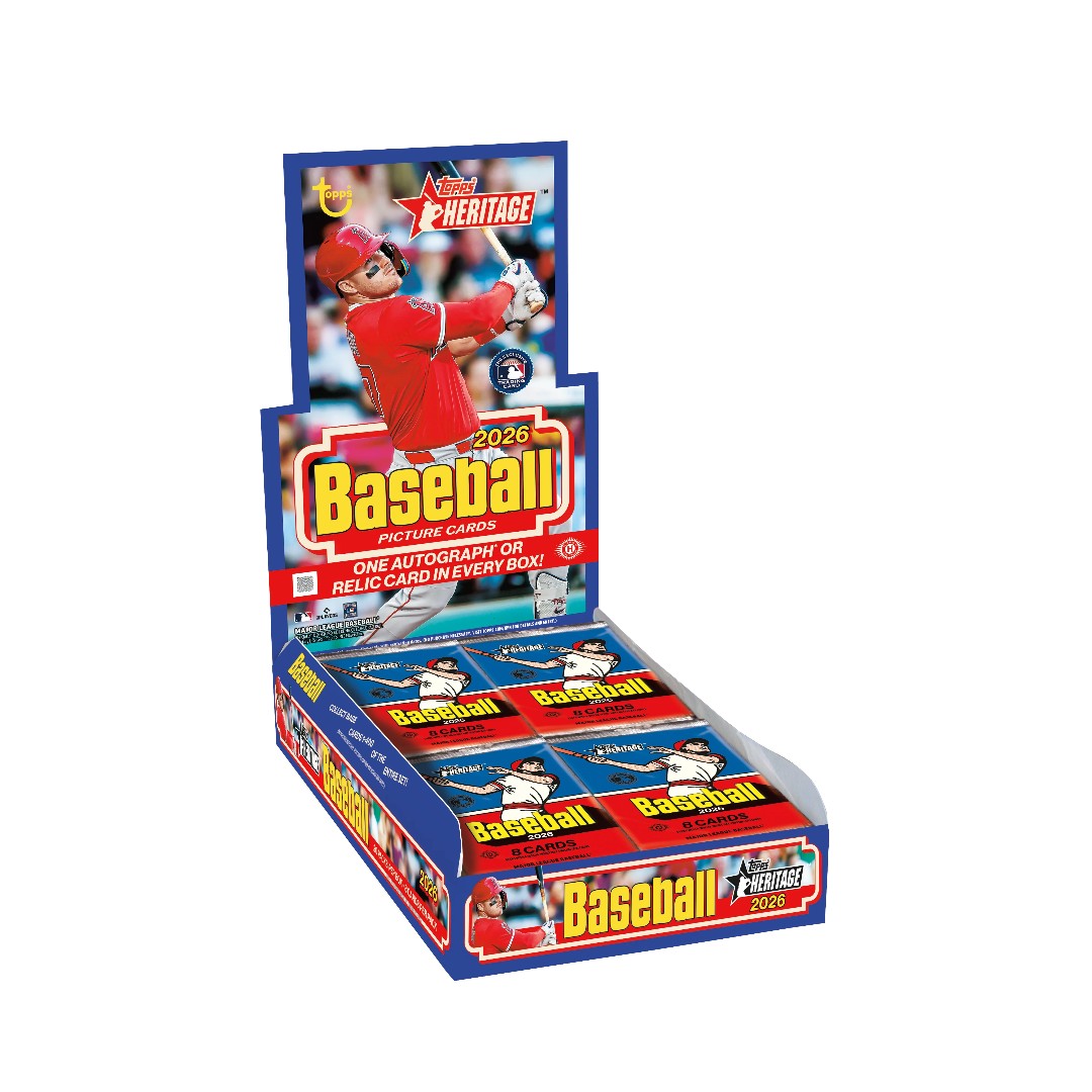 2026 Topps Heritage Baseball - Hobby Boks - Release: 18.03