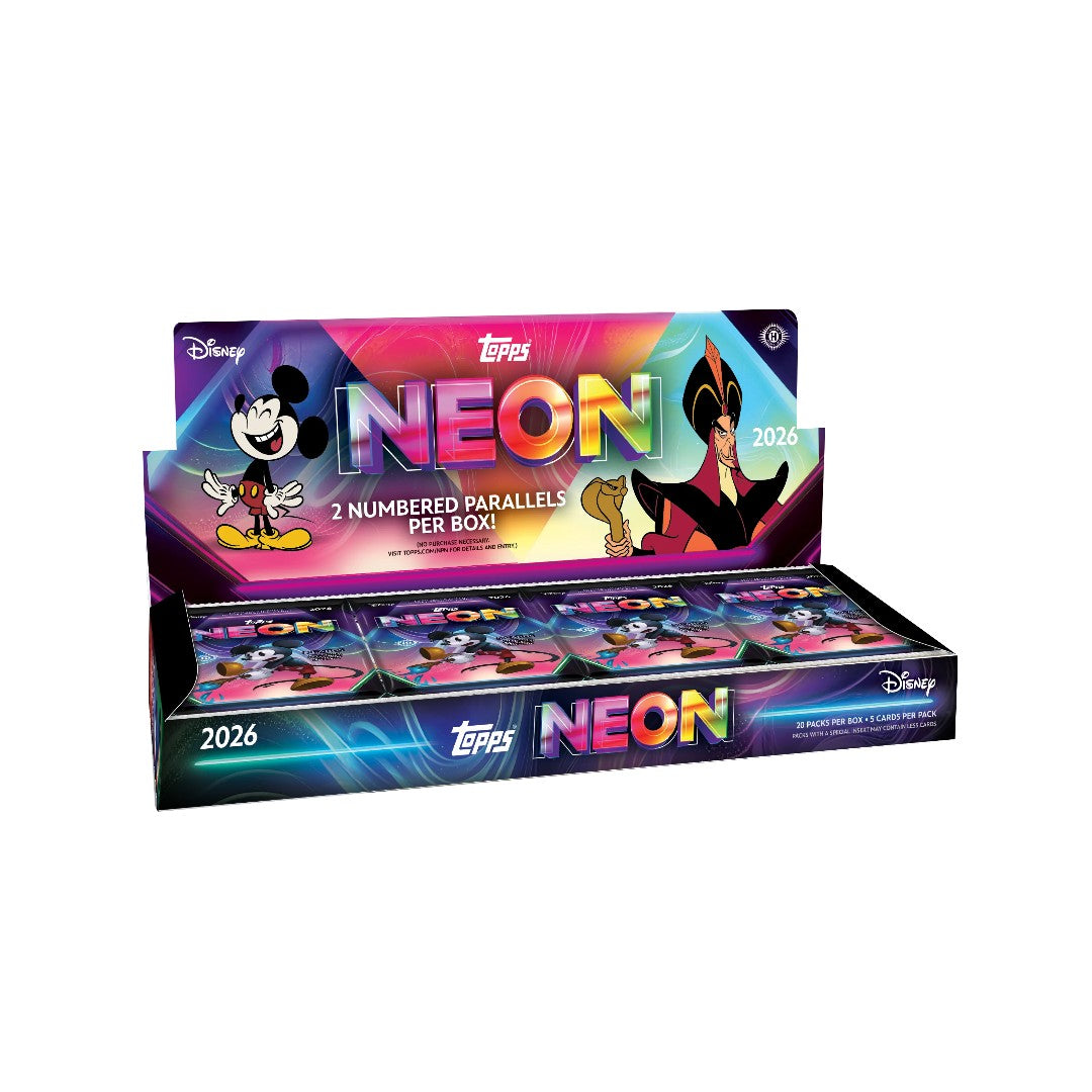 2026 Topps Disney Neon - Hobby Boks - Release i april