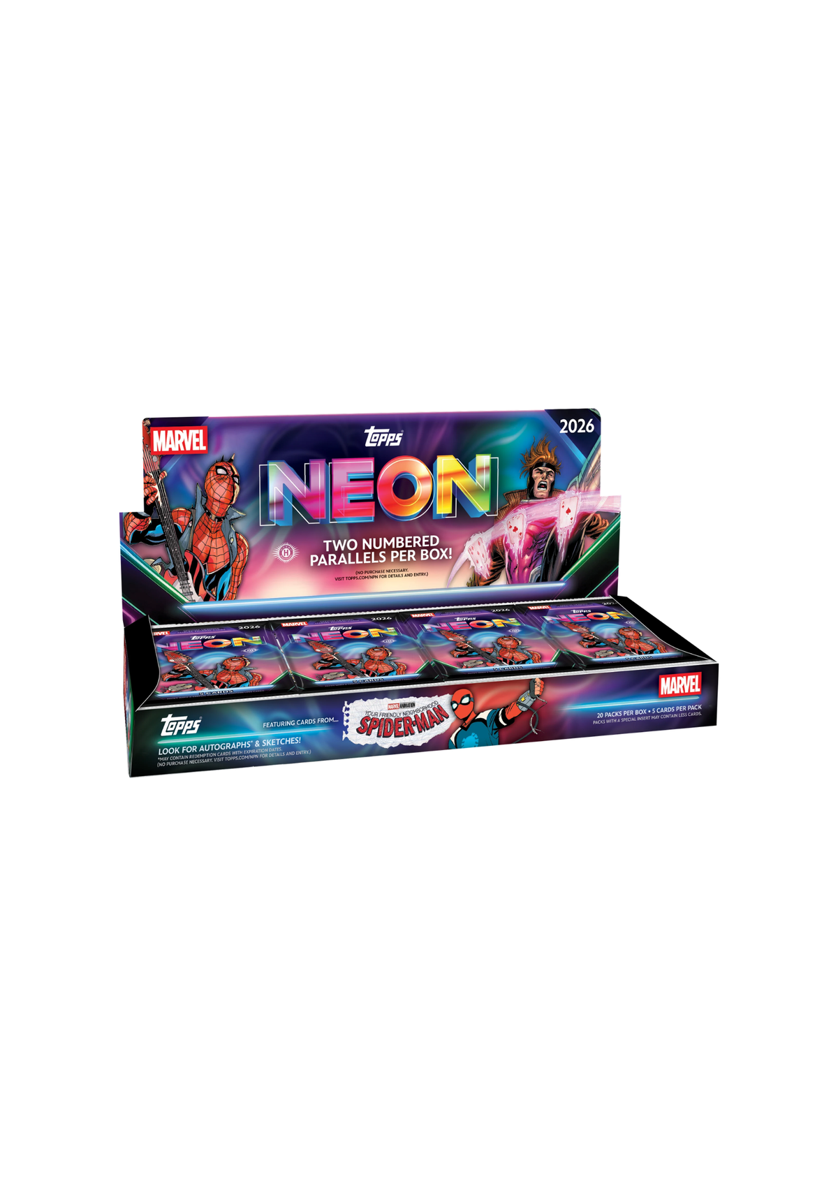 2026 Marvel Neon - Hobby  (Forhåndsbestilling)