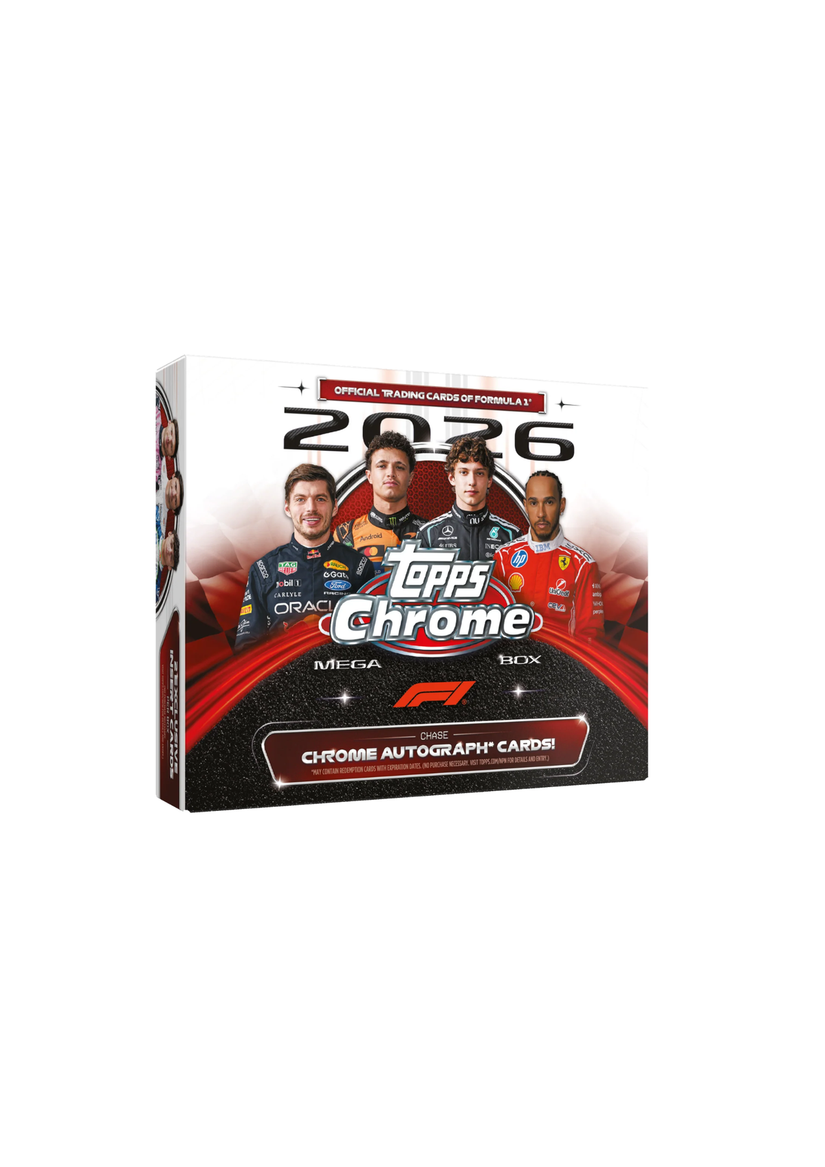 Topps Chrome Formula One 2026 - Mega (Forhåndsbestilling)