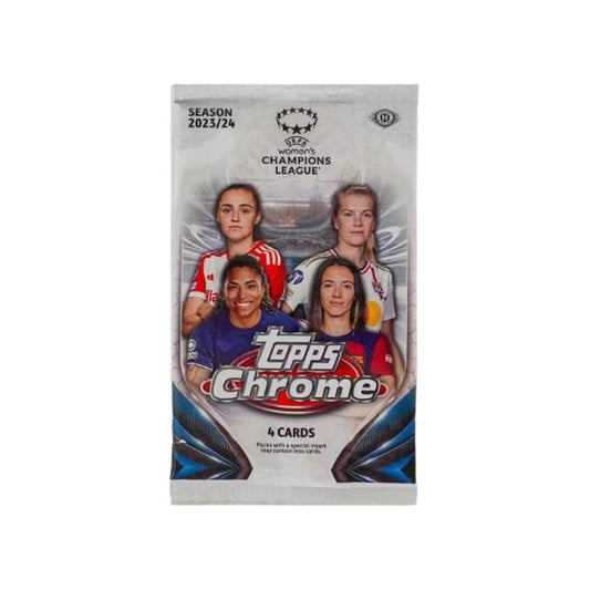 23/24 Topps Chrome UEFA Women's Champions League Løs Pakke
